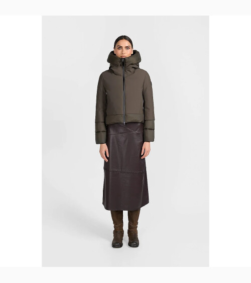 Canadian cappotto corto cappuccio