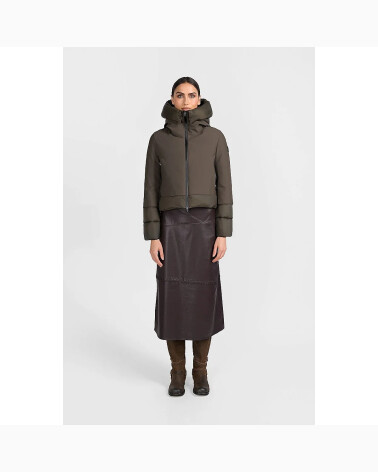 Canadian cappotto corto cappuccio