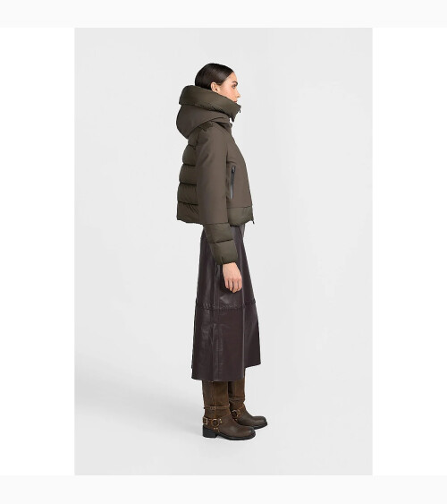 Canadian cappotto corto cappuccio