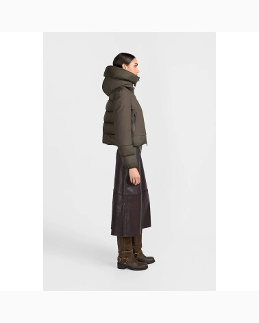 Canadian cappotto corto cappuccio