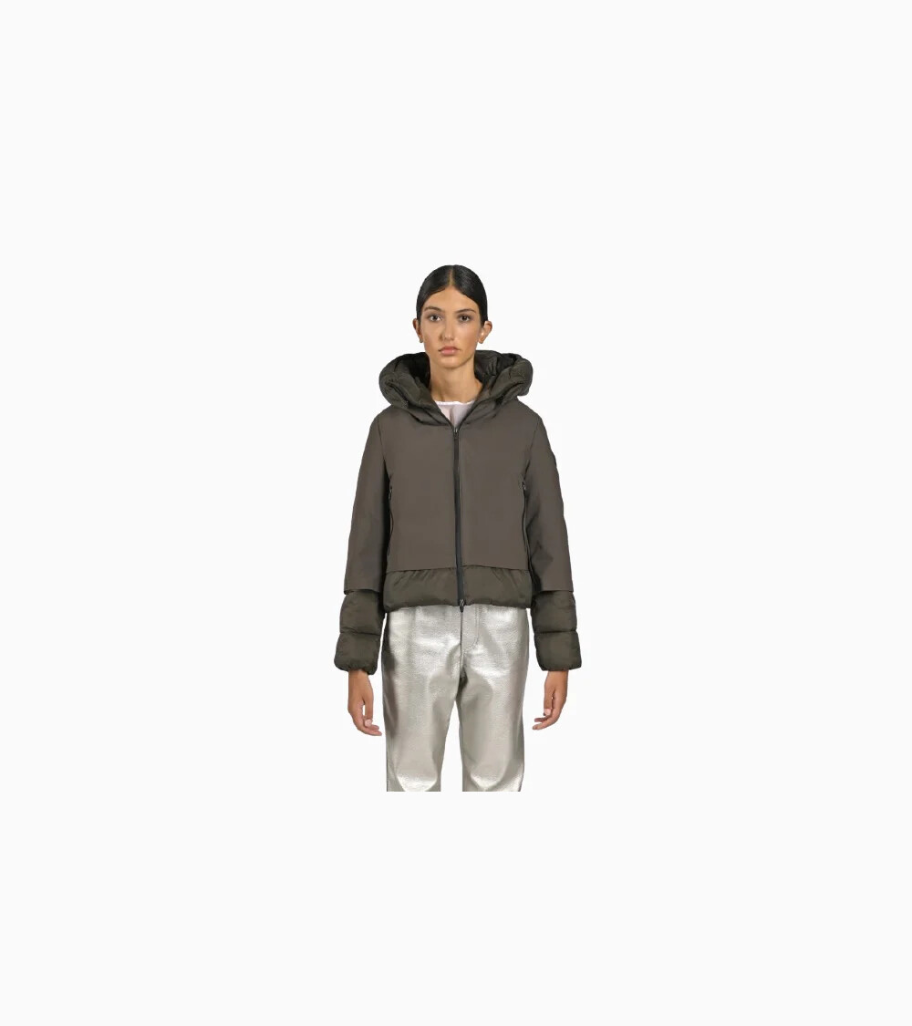 Canadian cappotto corto cappuccio