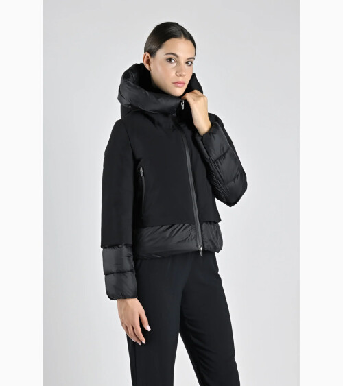 Canadian cappotto corto cappuccio