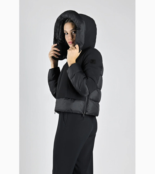 Canadian cappotto corto cappuccio