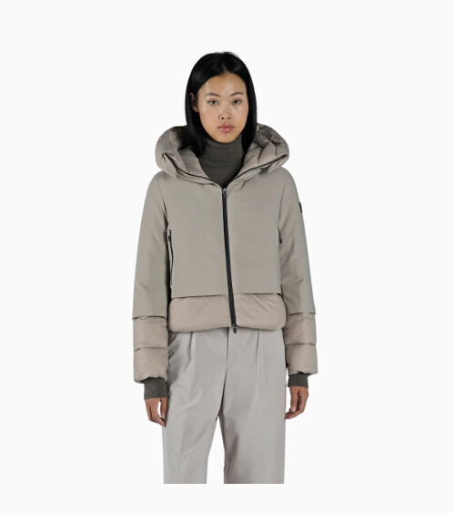 Canadian cappotto corto cappuccio
