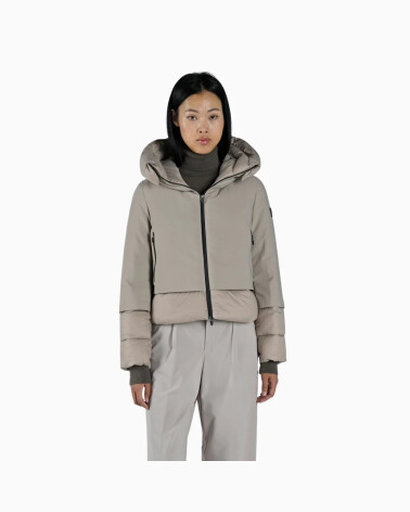 Canadian cappotto corto cappuccio