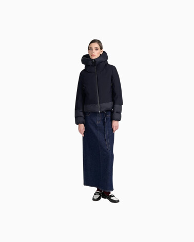 Canadian cappotto corto cappuccio