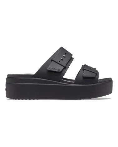 Crocs Brooklyn Buckle Low Wedge Sandal | Fuix