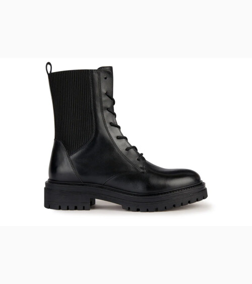 Geox lace-up ankle boots with block heel
