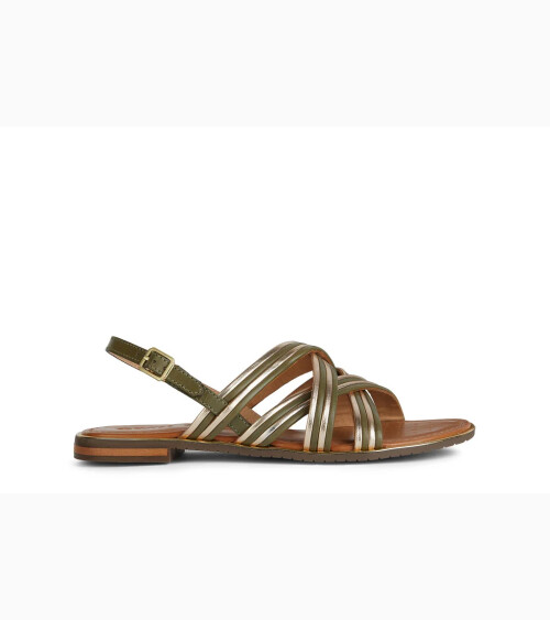 Sandalias planas Geox con tiras cruzadas
