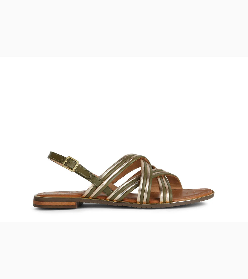 Sandalias planas Geox con tiras cruzadas