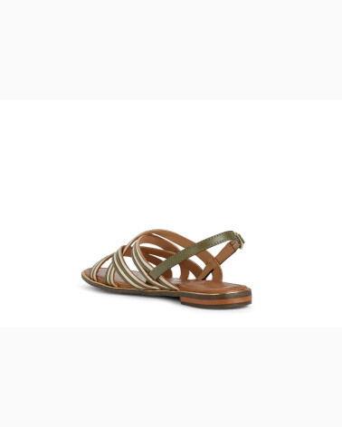 Sandali piatti Geox con fascette incrociate