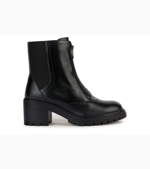 Geox Stiefeletten mit Absatz und seitlichem Reißverschluss
