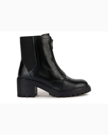 Geox Stiefeletten mit Absatz und seitlichem Reißverschluss