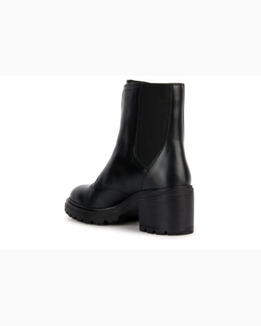 Geox botines con tacón y cremallera lateral