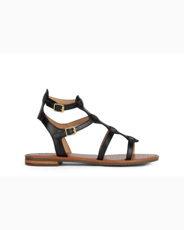 Geox flache Sandalen mit gekreuzten Riemen