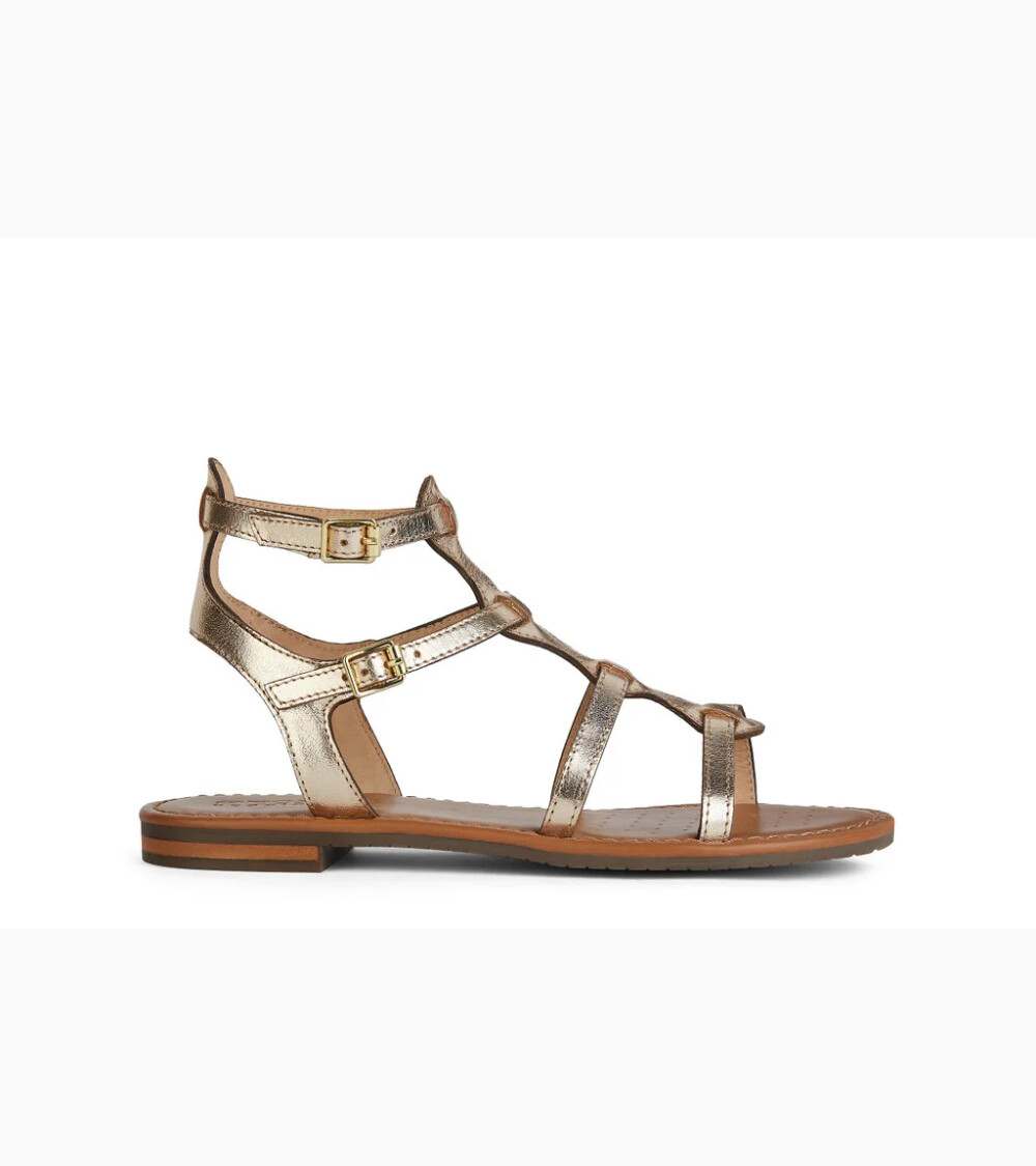 Geox sandalias planas con tiras cruzadas
