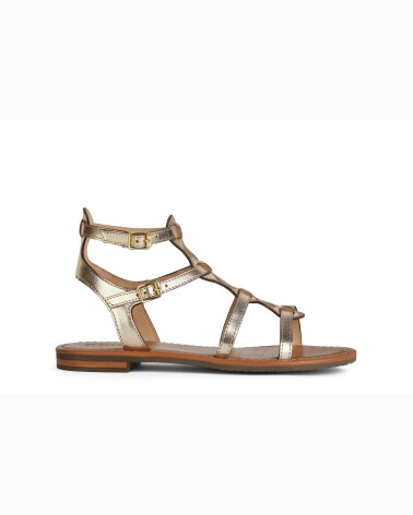 Geox flache Sandalen mit gekreuzten Riemen