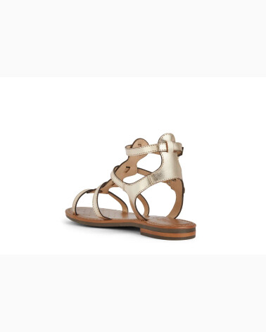 Geox flache Sandalen mit gekreuzten Riemen