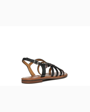 Geox flat sandals with leather straps