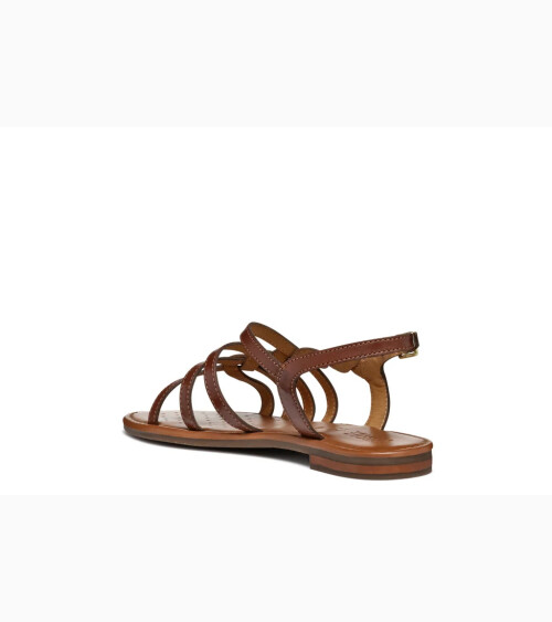 Geox sandalias planas con tirantes de piel
