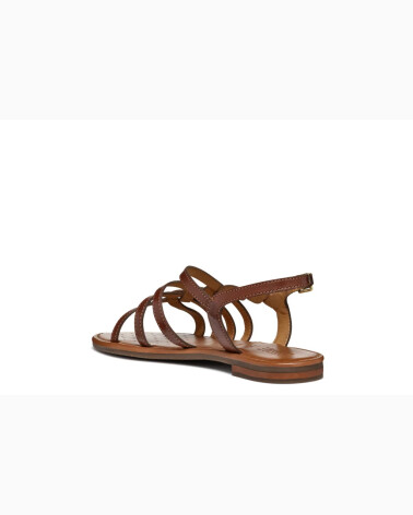 Geox sandali piatti con fascette in pelle