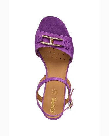 Geox sandalias con tacón cuadrado bajo