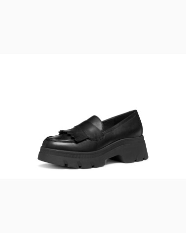 Geox mocassin franges et semelle haute