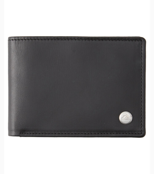 Quiksilver cartera slim con cierre de cremallera