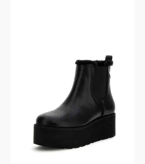 Guess botines en piel sintética con tacón alto