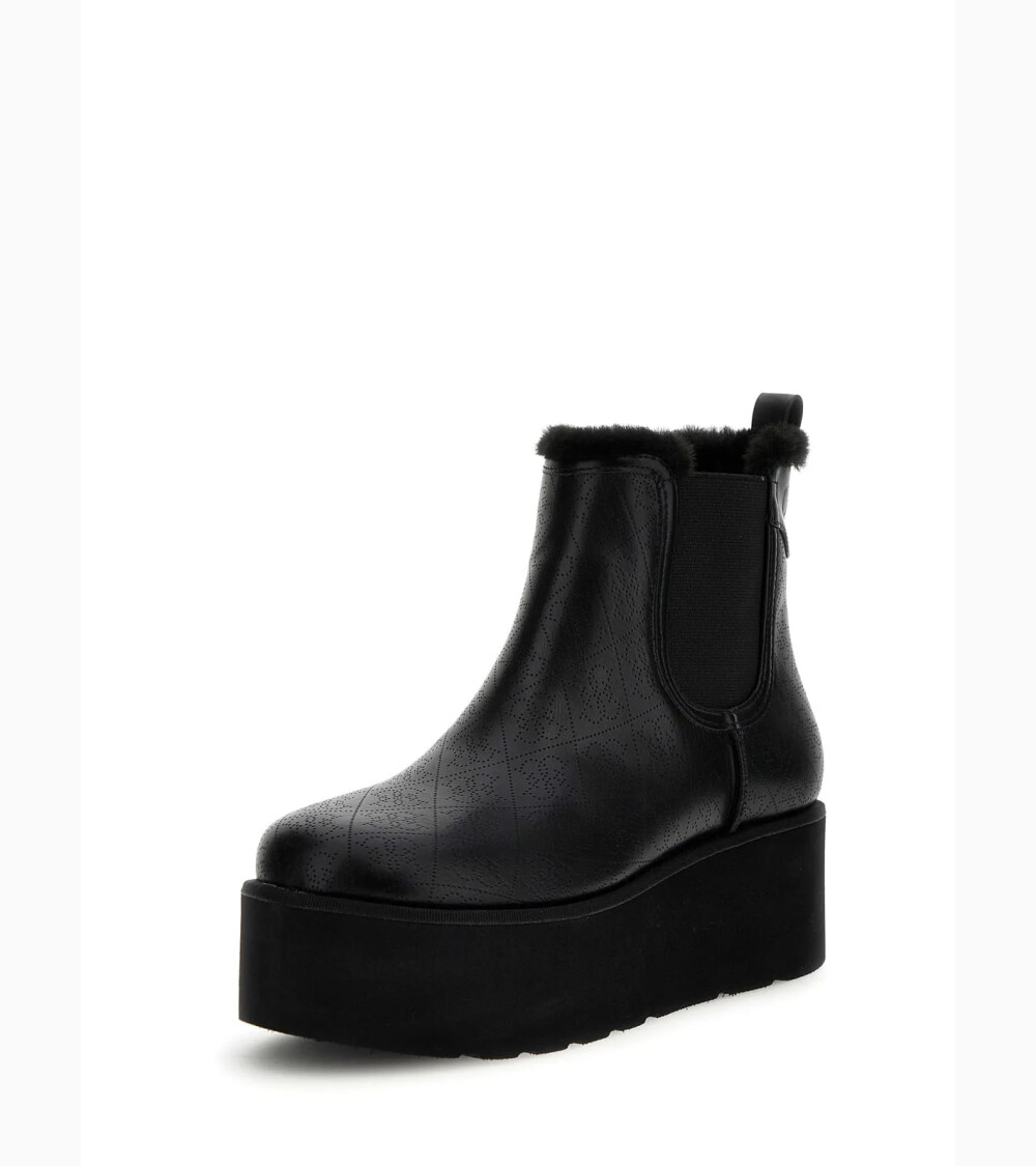 Guess stivaletti in ecopelle con tacco alto