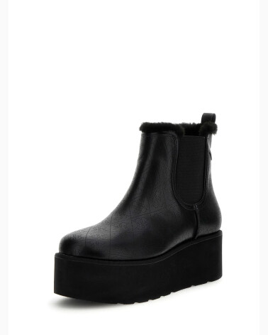 Guess stivaletti in ecopelle con tacco alto