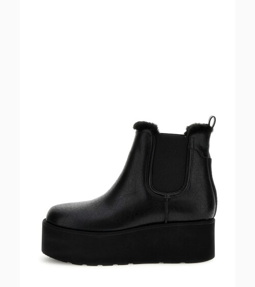 Guess stivaletti in ecopelle con tacco alto