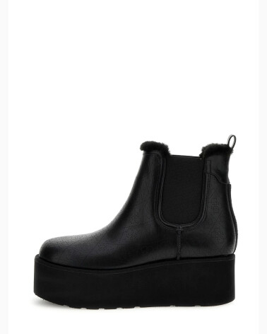 Guess stivaletti in ecopelle con tacco alto