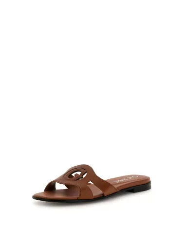 Guess sandales ouvertes avec détail en métal