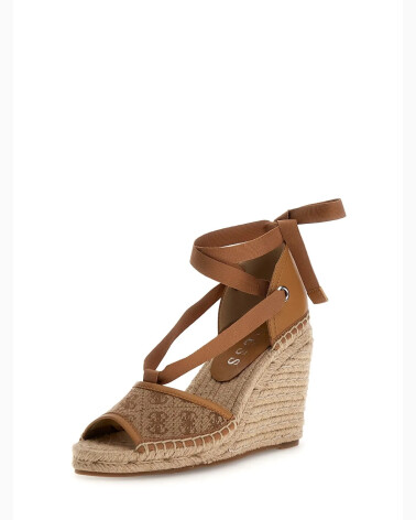 Guess chaussure à talon compensé en corde
