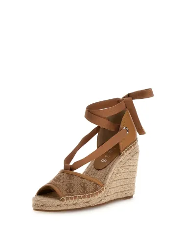 Guess wedge heel shoe in rope