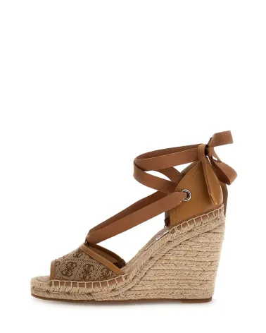 Guess wedge heel shoe in rope