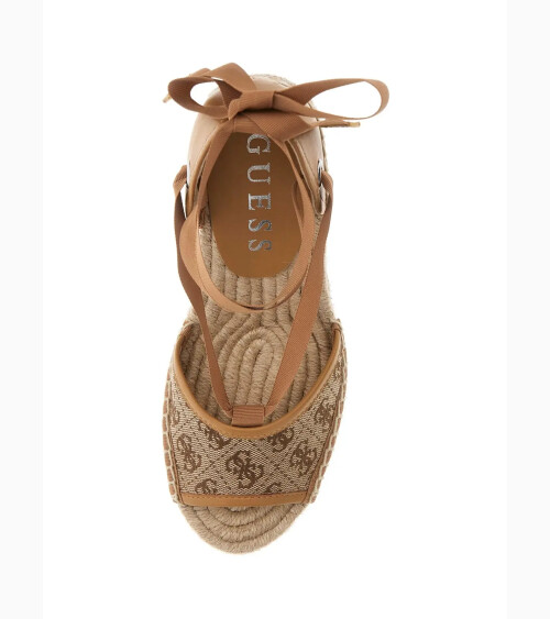 Guess chaussure à talon compensé en corde
