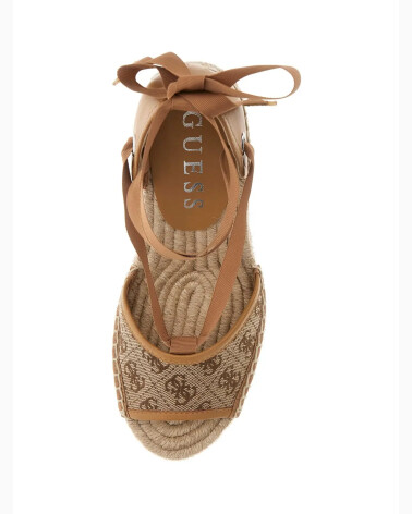 Guess chaussure à talon compensé en corde