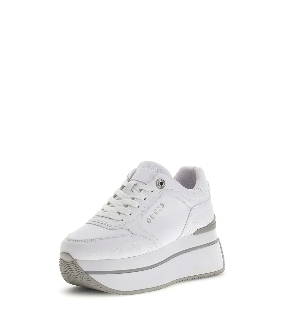 Guess high sole sneaker with logo