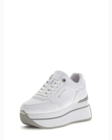 Guess sneaker suola alta con logo
