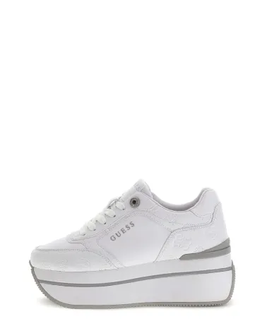 Guess high sole sneaker with logo