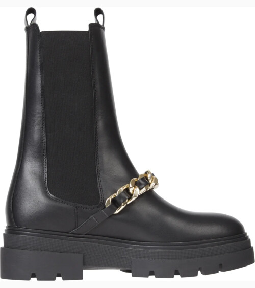 Tommy Hilfiger stivali alti con tacco