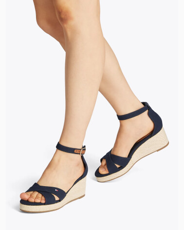 Tommy Hilfiger sandales à talon compensé