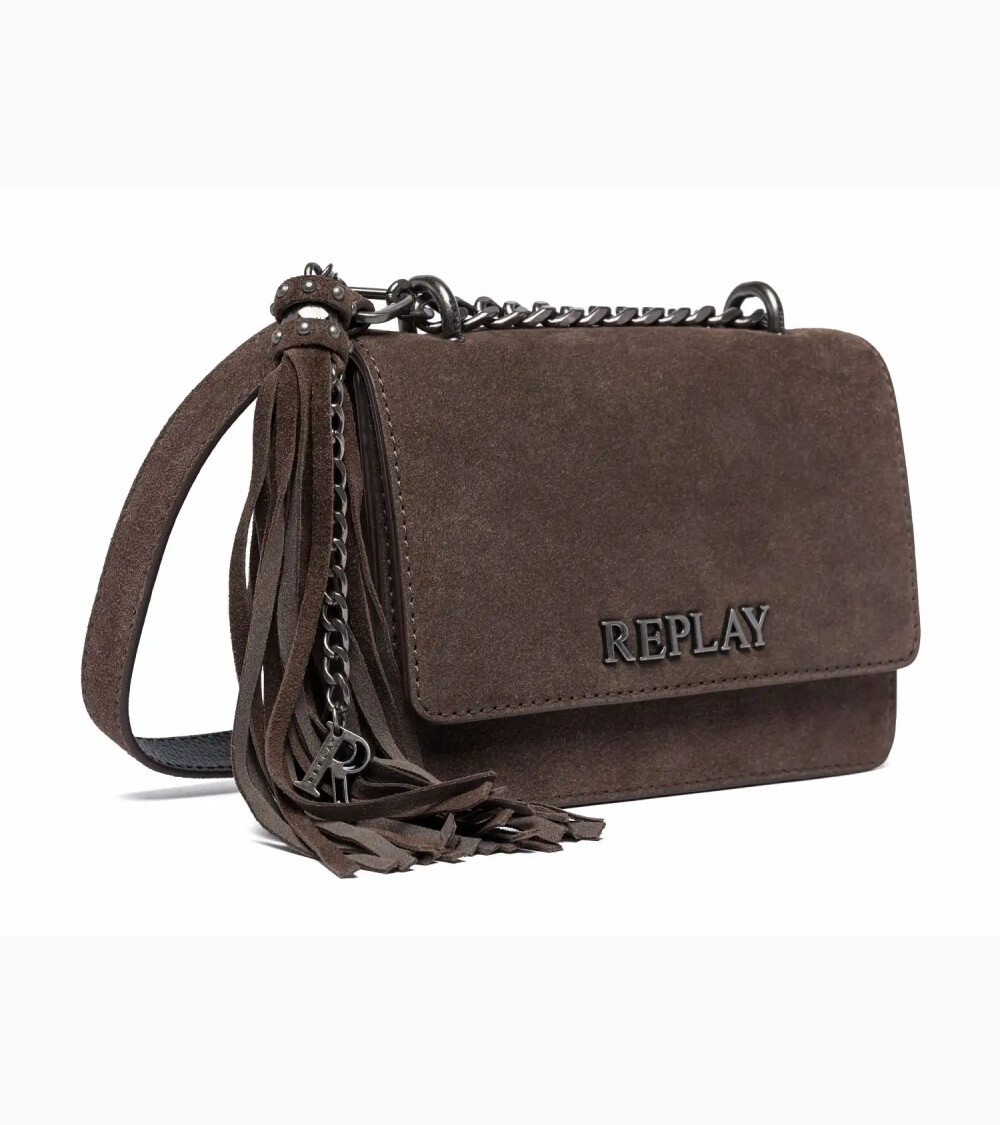 Replay sac bandoulière franges