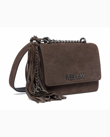 Replay fringe crossbody bag