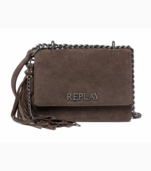 Replay fringe crossbody bag