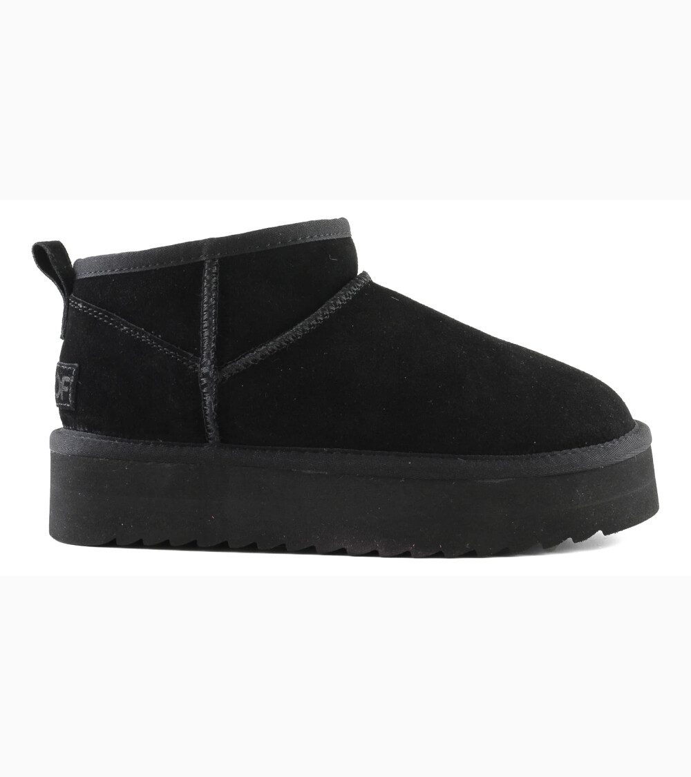 Thick sole suede ankle boots Colors Of California