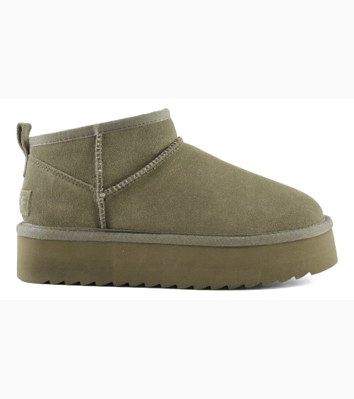 Botas de ante con suela gruesa Colors Of California