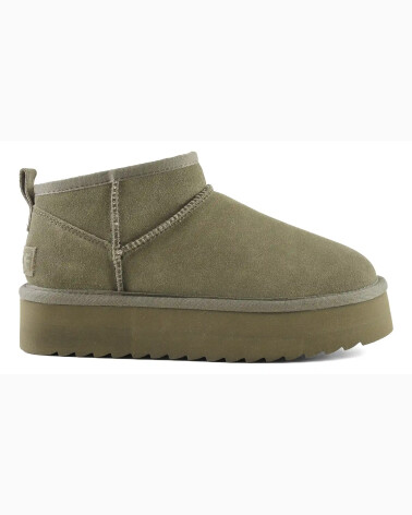 Thick sole suede ankle boots Colors Of California